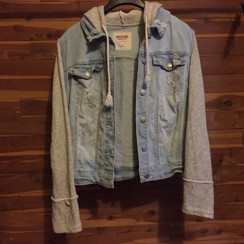 MOSSIMO Sweater Jean Jacket